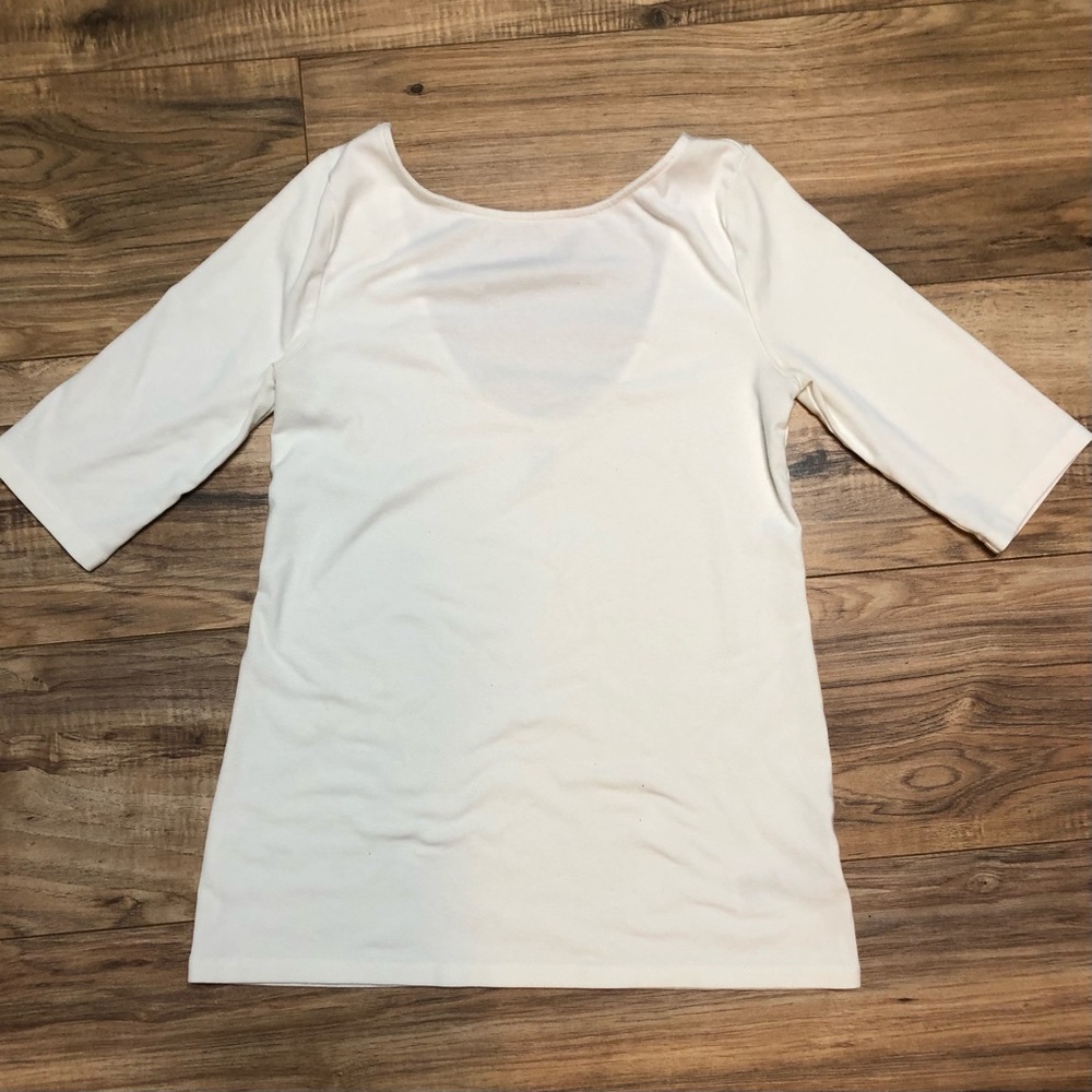 Old Navy fitted ballet neck shirt